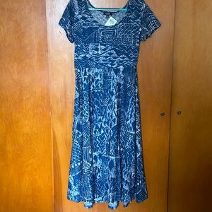 NWT Chaps Indigo Dress